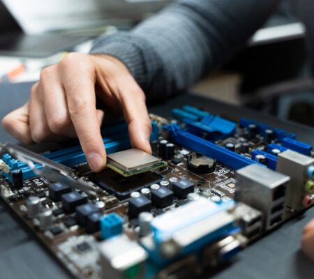 CPU ceramic processor scrap with gold pins for gold recovery