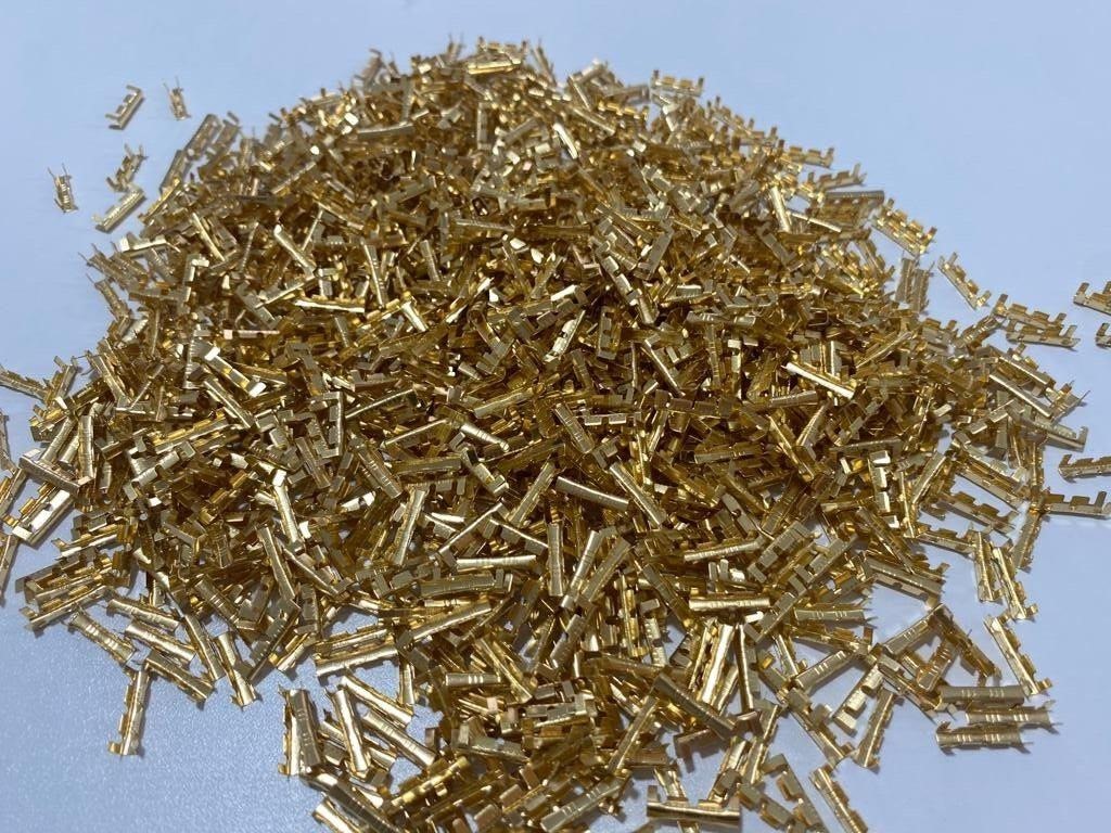 Gold Plated Connectors Pins for gold recovery.