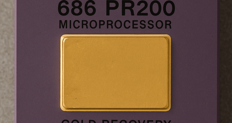 CPU Scrap Gold Recovery