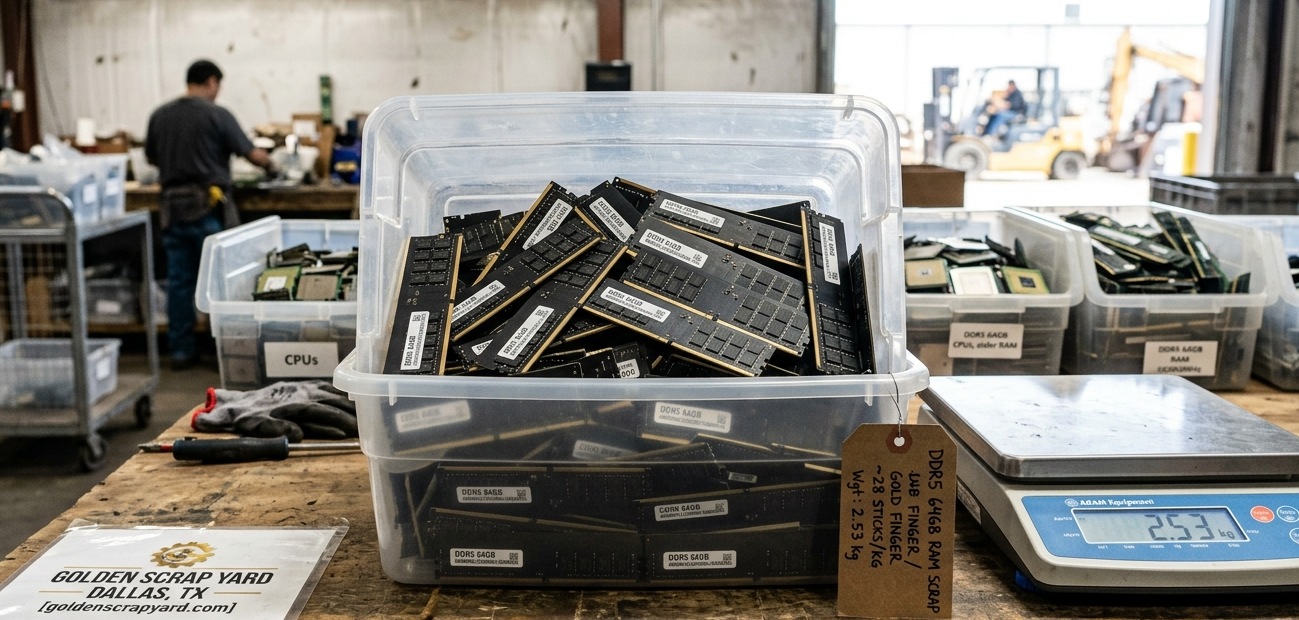High-Grade DDR5 RAM Scrap