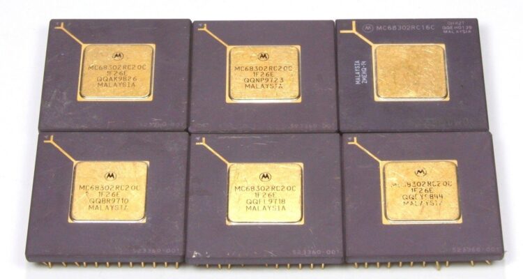 Motorola CPU Scrap Gold