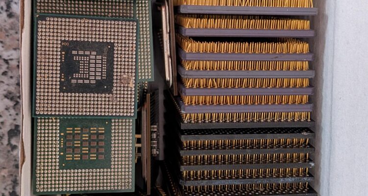 Industrial CPU Scrap Refining